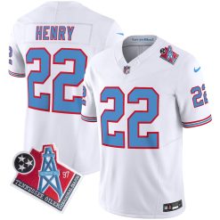 Men's Titans 1997 Throwback Limited Vapor Jersey - All Stitched