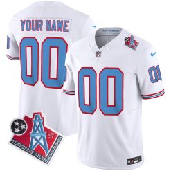 Titans 1997 Throwback Limited Vapor Custom Jersey - All Stitched