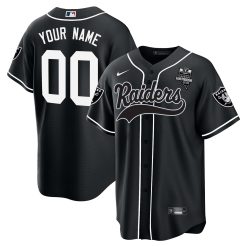 Raiders Baseball Custom Jersey - All Stitched