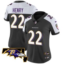 Women's Ravens Maryland Patch Vapor Limited Jersey - All Stitched