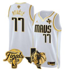 Men's Dallas Mavericks 2024 Finals & Texas Patch Swingman Jersey - All Stitched