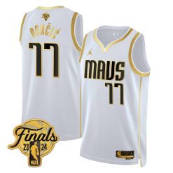 Men's Dallas Mavericks 2024 Finals Patch Swingman Jersey - All Stitched