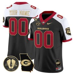 Georgia Bulldogs 2024 Vapor Custom Jersey V5 - Georgia Map - All Stitched