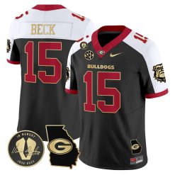 Men's Georgia Bulldogs 2024 Vapor Jersey V5 - Georgia Map - All Stitched