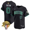 Men's Boston Celtics 2024 Finals Patch Baseball Jersey V2 - All Stitched