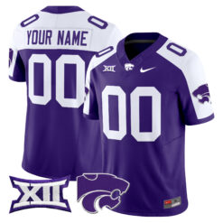 Kansas State Wildcats 2024 Vapor Limited Custom Jersey - All Stitched