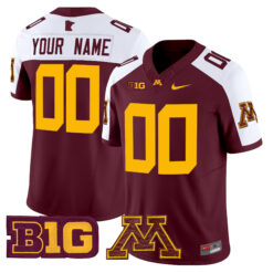 Minnesota Golden Gophers 2024 Vapor Limited Custom Jersey - All Stitched