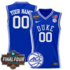 Duke Blue Devils 2025 Final Four Patch Basketball Custom Jersey - All Stitched