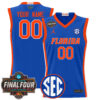 Florida Gators 2025 Final Four Patch Basketball Custom Jersey - All Stitched
